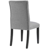 Duchess Button Tufted Fabric Dining Chair