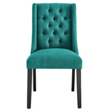 Baronet Button Tufted Fabric Dining Chair