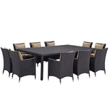 Convene 11 Piece Outdoor Patio Dining Set