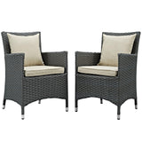 Sojourn 2 Piece Outdoor Patio Sunbrella¨ Dining Set