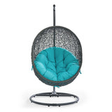 Hide Outdoor Patio Swing Chair With Stand