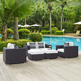 Convene 5 Piece Outdoor Patio Sofa Set