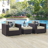 Convene 3 Piece Outdoor Patio Sofa Set