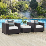 Convene 3 Piece Outdoor Patio Sofa Set