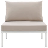 Harmony Armless Outdoor Patio Aluminum Chair