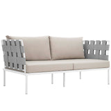 Harmony 5 Piece Outdoor Patio Aluminum Sectional Sofa Set