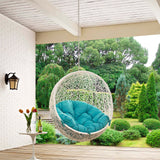 Hide Outdoor Patio Swing Chair Without Stand