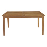 Marina Outdoor Patio Teak Dining Table