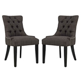 Regent Dining Side Chair Fabric Set of 2