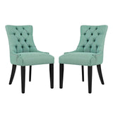 Regent Dining Side Chair Fabric Set of 2