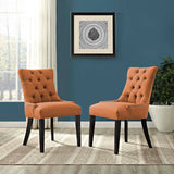 Regent Dining Side Chair Fabric Set of 2