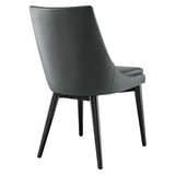 Viscount Dining Side Chair Vinyl Set of 2