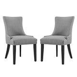 Marquis Dining Side Chair Fabric Set of 2