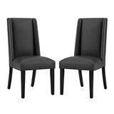 Baron Dining Chair Vinyl Set of 2