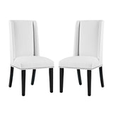 Baron Dining Chair Vinyl Set of 2