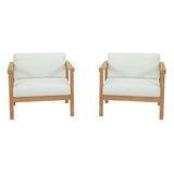 Bayport 2 Piece Outdoor Patio Teak Set