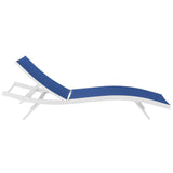 Glimpse Outdoor Patio Mesh Chaise Lounge Chair