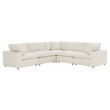 Commix Down Filled Overstuffed 5 Piece 5-Piece Sectional Sofa