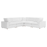 Commix Down Filled Overstuffed 5 Piece 5-Piece Sectional Sofa