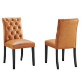 Duchess Dining Chair Vinyl Set of 2