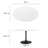 Lippa 60" Oval Dining Table