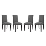 Parcel Dining Side Chair Fabric Set of 4