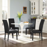 Parcel Dining Side Chair Vinyl Set of 4