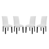 Parcel Dining Side Chair Vinyl Set of 4