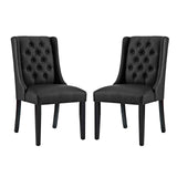 Baronet Dining Chair Vinyl Set of 2