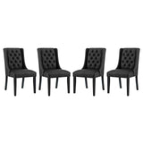 Baronet Dining Chair Vinyl Set of 4