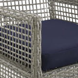 Aura 7 Piece Outdoor Patio Wicker Rattan Set