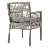 Aura Dining Armchair Outdoor Patio Wicker Rattan Set of 2