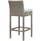 Conduit Bar Stool Outdoor Patio Wicker Rattan Set of 2