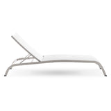 Savannah Mesh Chaise Outdoor Patio Aluminum Lounge Chair