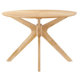 Crossroads 71" Oval Wood Dining Table