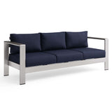 Shore Outdoor Patio Aluminum Sofa