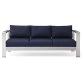 Shore Outdoor Patio Aluminum Sofa