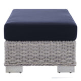 Conway Sunbrella� Outdoor Patio Wicker Rattan Ottoman