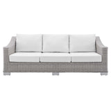 Conway Sunbrella� Outdoor Patio Wicker Rattan Sofa