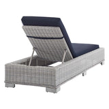 Conway Sunbrella� Outdoor Patio Wicker Rattan Chaise Lounge