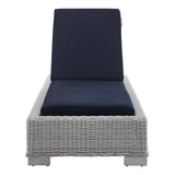 Conway Sunbrella� Outdoor Patio Wicker Rattan Chaise Lounge