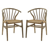 Flourish Spindle Wood Dining Side Chair Set of 2