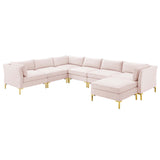 Ardent 7-Piece Performance Velvet Sectional Sofa