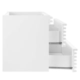 Render 36" Wall-Mount Bathroom Vanity Cabinet (Sink Basin Not Included)