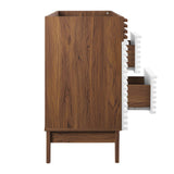 Render 48" Double Sink Compatible (Not Included) Bathroom Vanity Cabinet