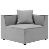 Saybrook Outdoor Patio Upholstered Loveseat and Ottoman Set