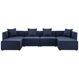 Saybrook Outdoor Patio Upholstered 6-Piece Sectional Sofa