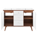 Transmit 48" Double Sink Bathroom Vanity