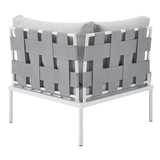Harmony Sunbrella� Outdoor Patio Aluminum Corner Chair
