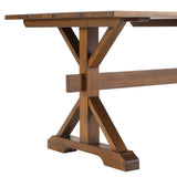 Windchime 71" Wood Dining Table